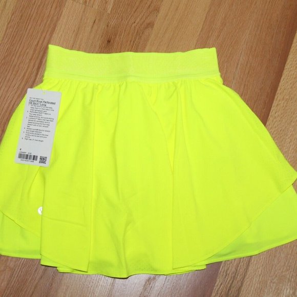 ❤️ Lululemon Court Rival Skirt Long & Front-Zip Mock-Neck Tennis Tank; Sz 4 - Picture 5 of 7
